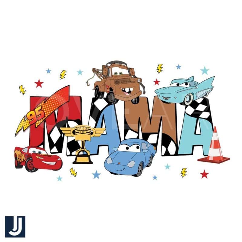 Disney Pixar Cars Mama SVG Cut File