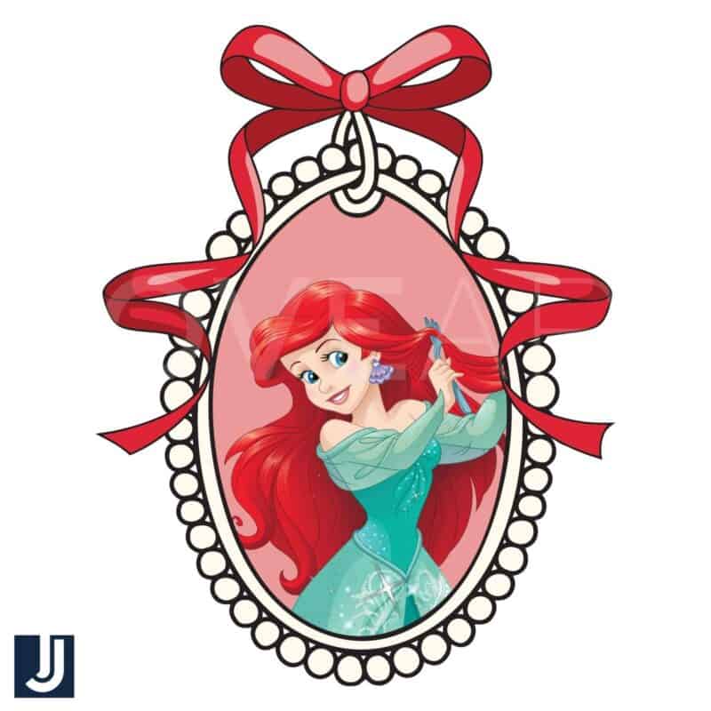 Disney Princess Mirror Bundle with Coquette Bow PNG