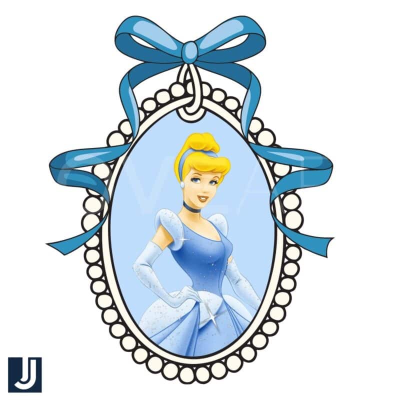 Disney Princess Mirror Bundle with Coquette Bow PNG