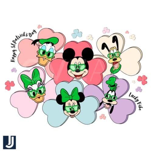 Disney Shamrock PNG Happy St Patricks Day Design