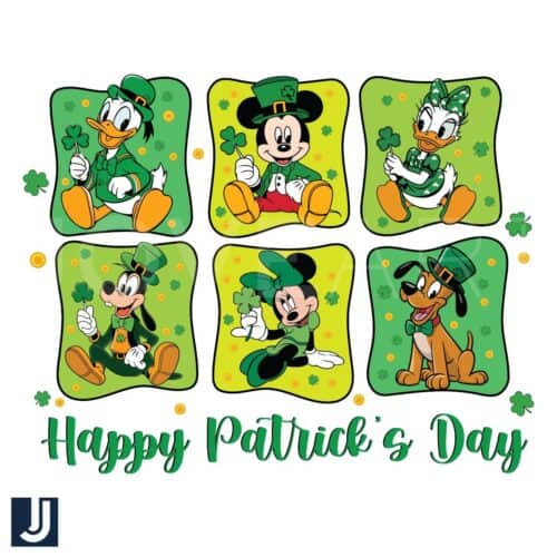 Disney St Patricks Day Collage PNG Celebrate with Magic