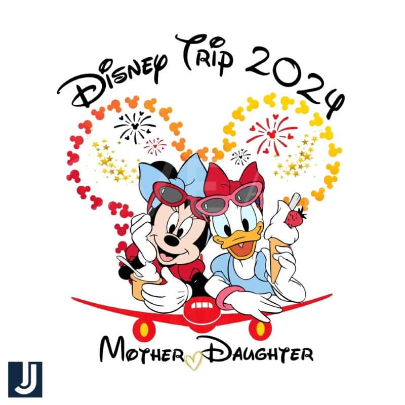 Disney Trip 2024 PNG Minnie Daisy MotherDaughter Magic