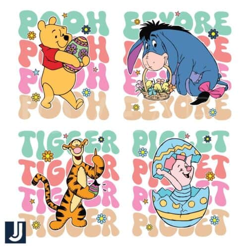 Disney Winnie the Pooh Friends PNG Bundle