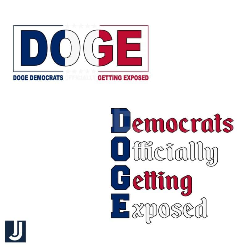 DOGE Democrats Exposed Official America PNG Reveal