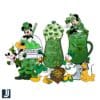 Donald Daisy Duck St Patricks Day Leprechaun Drinks PNG