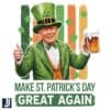 Donald Trump Beer PNG Make St Patricks Day Great Again