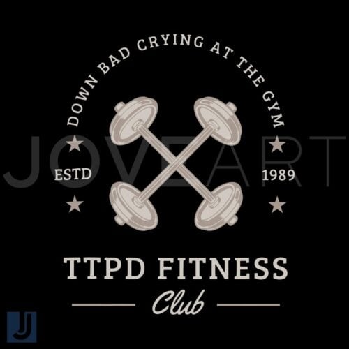 Down Bad Taylor TTPD Fitness Club Est 1989 SVG