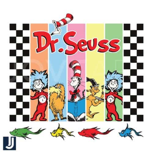 Dr Seuss Friends SVG Digital File for Happy Reading Day