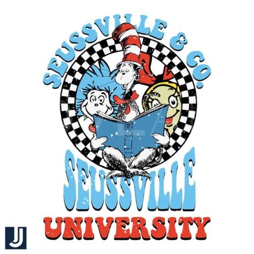 Dr Seuss Friends SVG Funny Seussville University Design