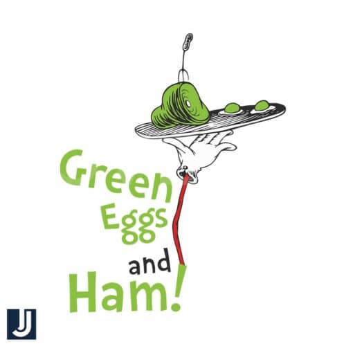 Dr Seuss Green Eggs and Ham SVG Design File