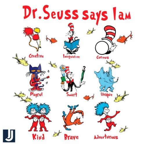 Dr Seuss Quote I Am the Cat in the Hat SVG