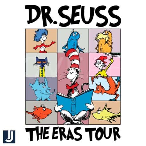 Dr Seuss The Cat in the Hat Eras Tour SVG Design