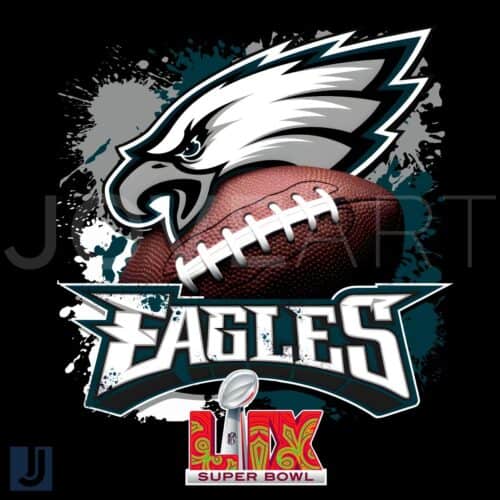 Eagles Football Super Bowl LIX Logo PNG