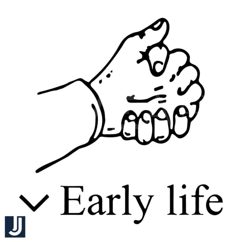 Early Life Holding Hands SVG