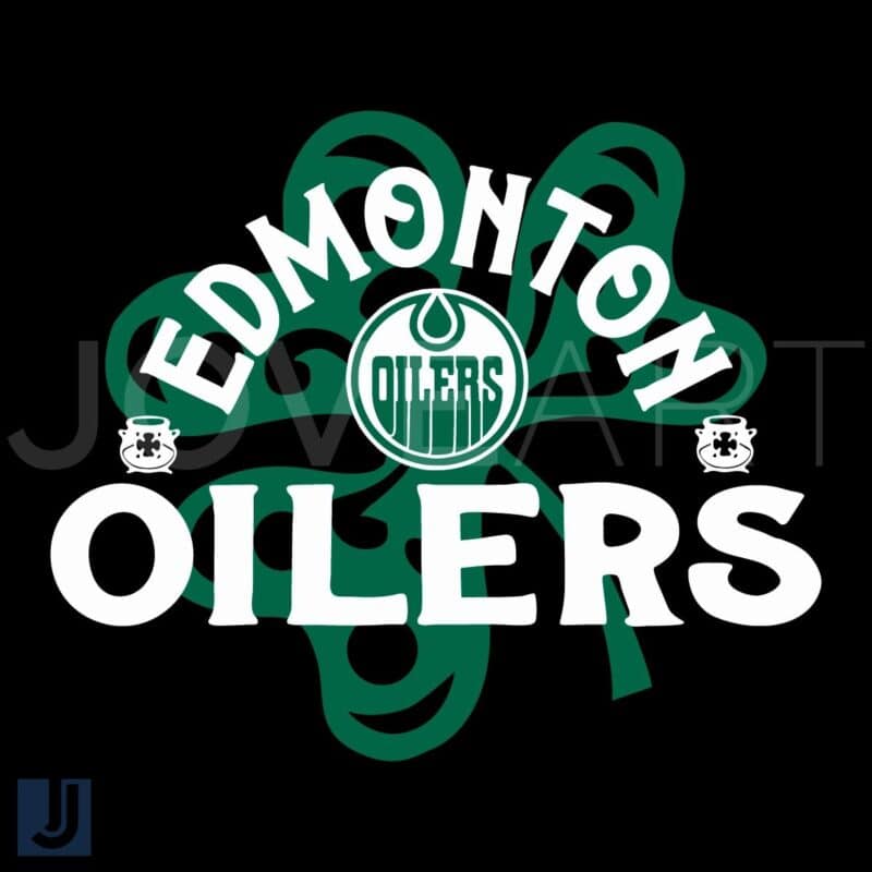 Edmonton Oilers St Patricks Day Shamrock SVG Richmond Pride