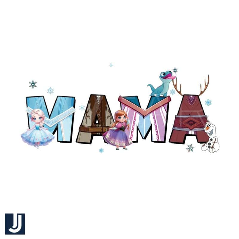 Elsa Mama Frozen Disney Princess PNG Image Download