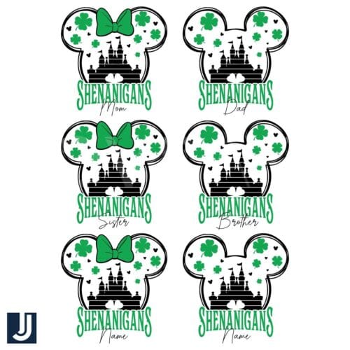 Family St Patricks Day Shenanigans Supervisor PNG Design