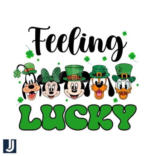 Feeling Lucky Disney Mickey Friends PNG