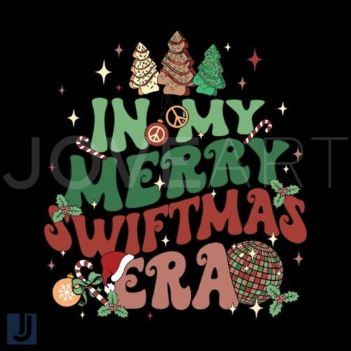 Festive Swiftmas Era Disco Ball SVG Design