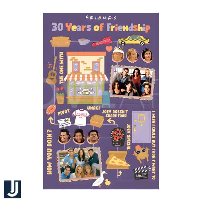 Friends TV Series PNG 30 Years of Friendship