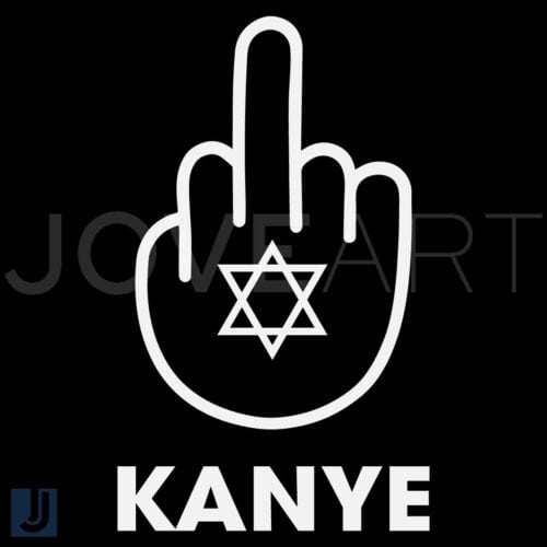 Fuck Kanye Middle Finger Kanye West SVG