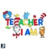 Funny Dr Seuss Day SVG File for Teachers Digital Download