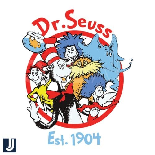 Funny Dr Seuss SVG Cat in the Hat Digital File Est 1904