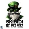 Funny Leprechaun Skibidi St Patricks Rizz PNG