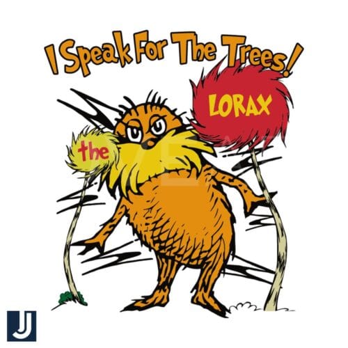 Funny Lorax Dr Seuss Trees SVG Design