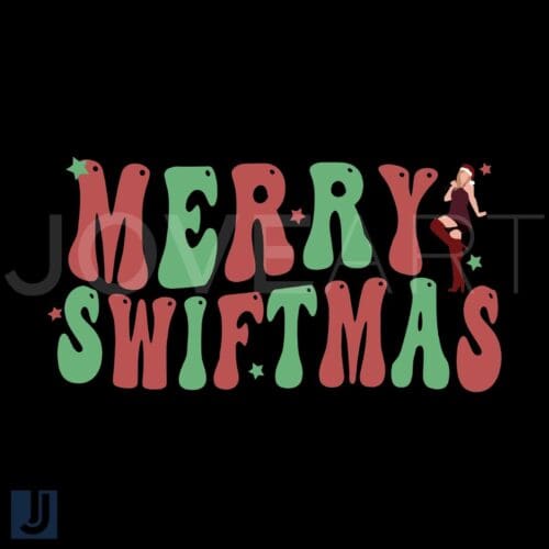 Funny Merry Swiftmas SVG Cute Christmas Cutting File