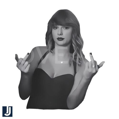 Funny Taylor Swift Middle Finger PNG Image