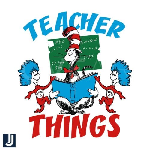 Funny Teacher of All Things SVG Perfect for Dr Seuss Day