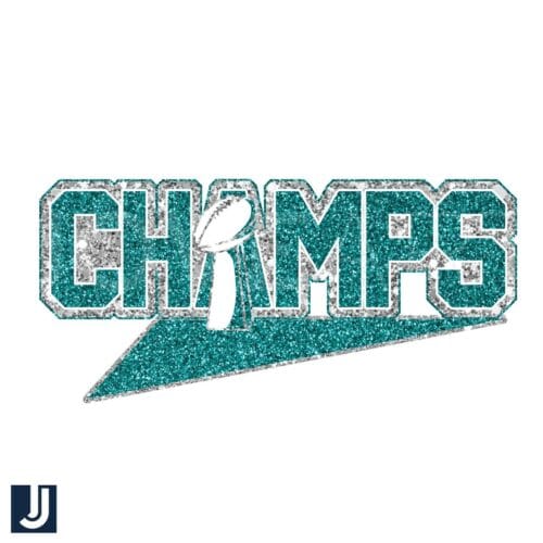 Glitter Champs Philadelphia Eagles PNG Design