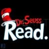 Glitter Dr Seuss Cat in the Hat PNG for Read Across America Day