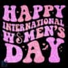 Glitter Retro Groovy PNG for International Womens Day March 8