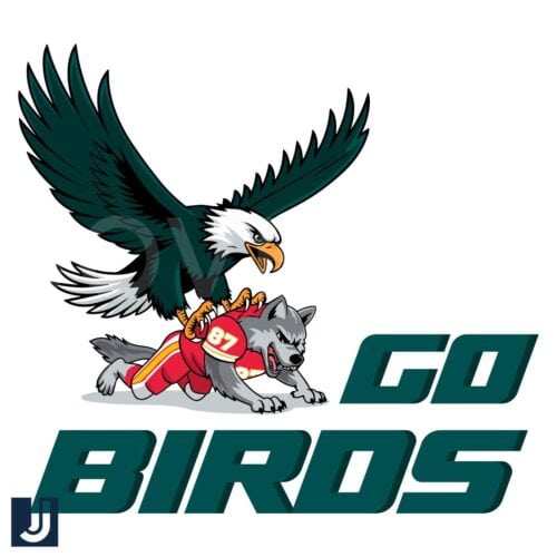 Go Birds Philadelphia Eagles Super Bowl LIX Win SVG PNG