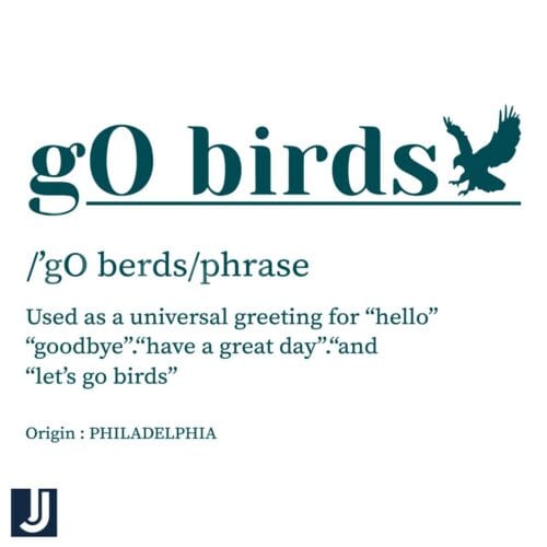 Go Birds Phrase Definition SVG Philadelphia Eagles Super Bowl LIX