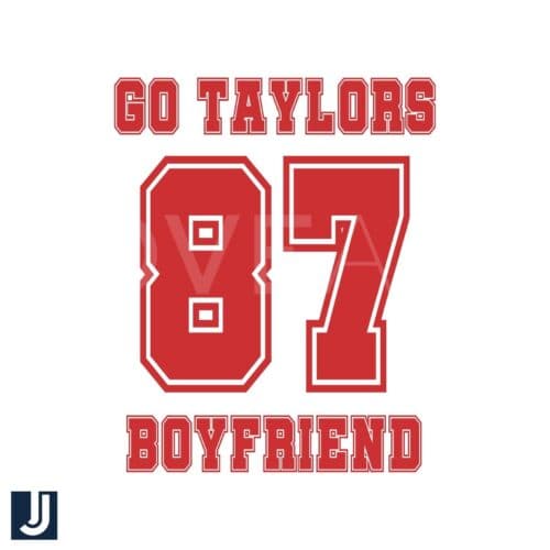 Go Taylors 87 Boyfriend KC Chiefs SVG