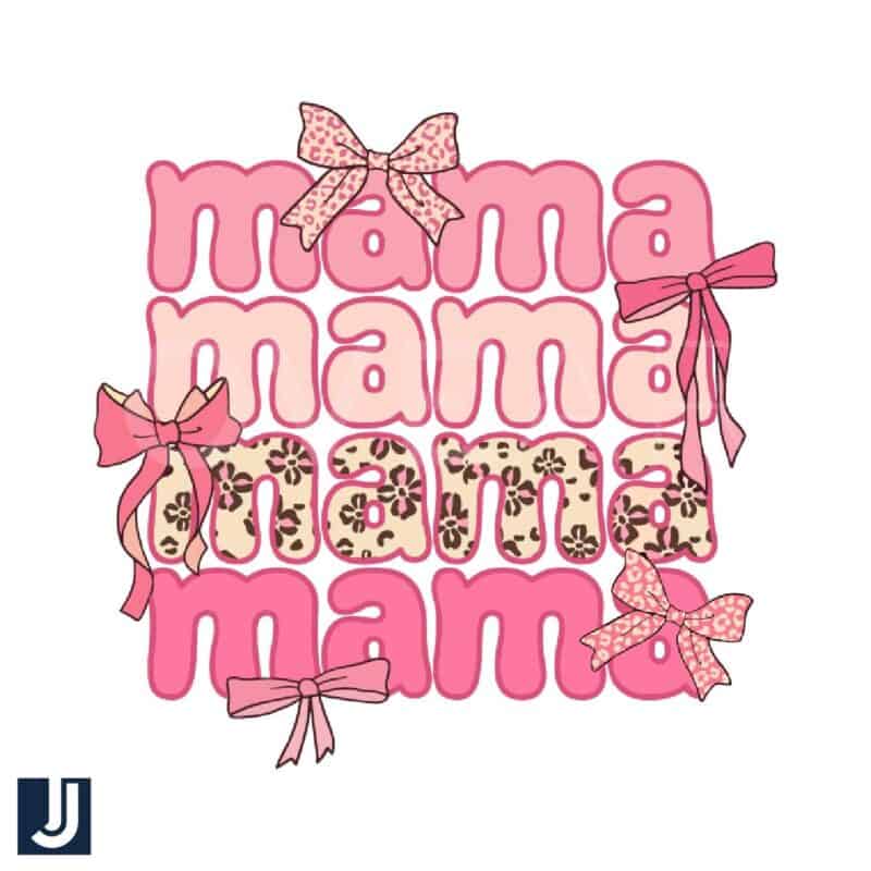 Groovy Mama Bow Tie SVG Perfect for Mothers Day