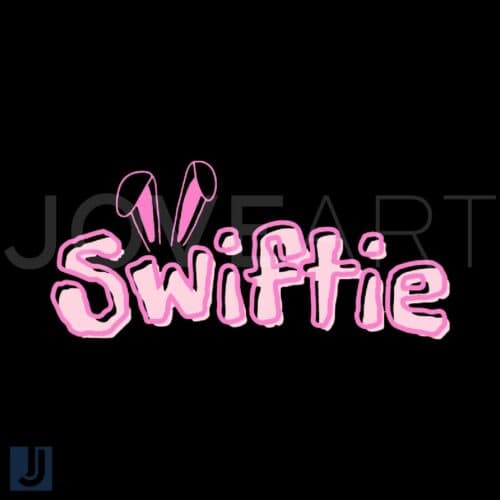 Groovy Taylor Swiftie Easter Bunny SVG Design