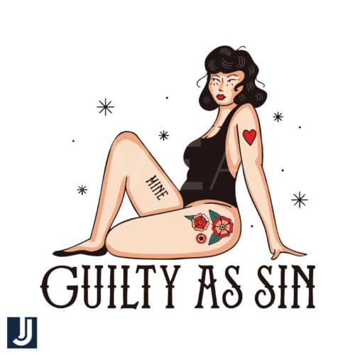 Guilty as Sin Tortured Poet SVG Design