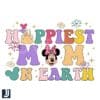 Happiest Mom on Earth Minnie Mouse PNG Design