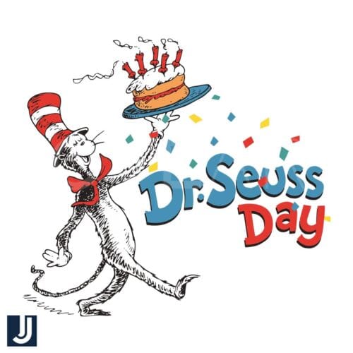 Happy Dr Seuss Day SVG Design Cat in the Hat Inspired