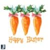 Happy Easter Carrot Coquette Bow PNG Design