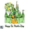 Happy St Patricks Day Leprechaun Pluto Dog Kingdom PNG
