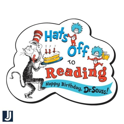 Hats Off to Reading Dr Seuss Birthday SVG Design