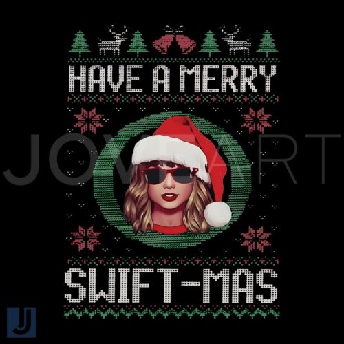 Have a Merry Swiftmas PNG Taylor Santa File Download