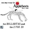 Heading to Applebees for Dollaritas 2 for 20 Deals SVG