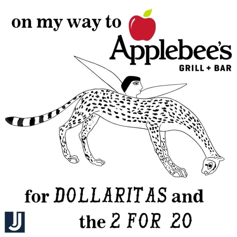 Heading to Applebees for Dollaritas 2 for 20 Deals SVG