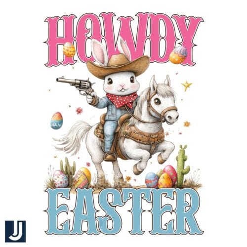 Howdy Cowboy Western Easter PNG Design